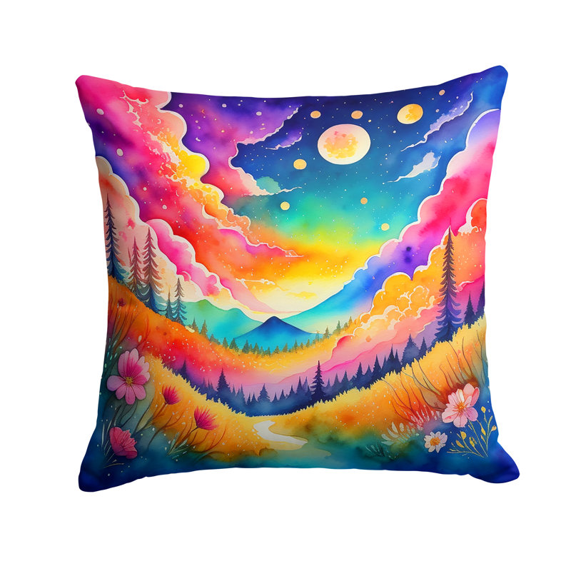 Coussin décoratif intérieur / extérieur Polyester, 18 po x 18 po