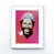 Matte Black/White Framed selected
