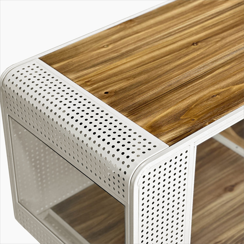 Console Clotario 55,12 po, Blanc