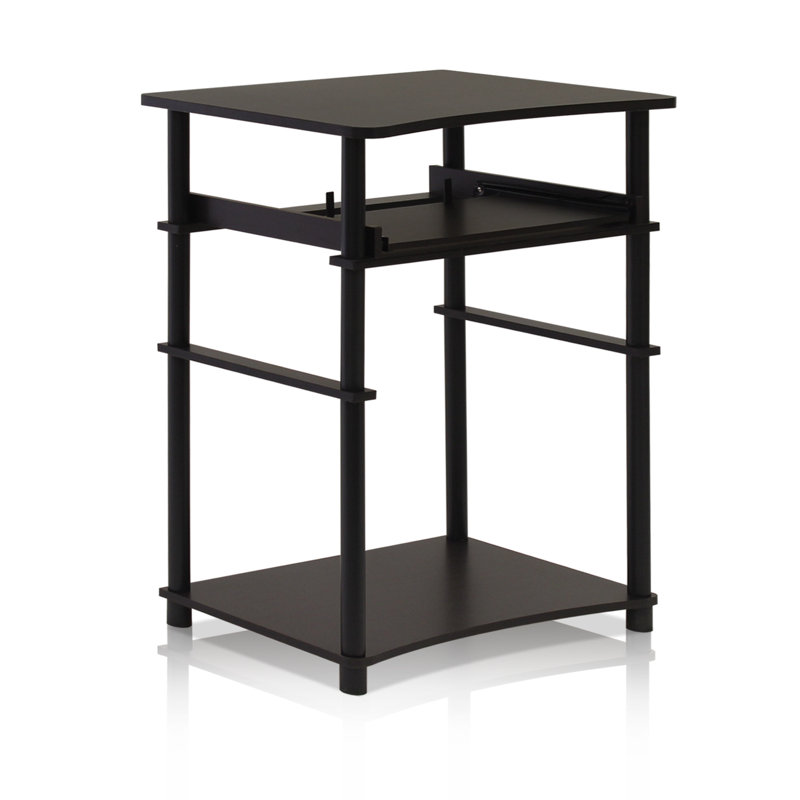 Computer Desk for Laptop Notebook, Espresso/Black