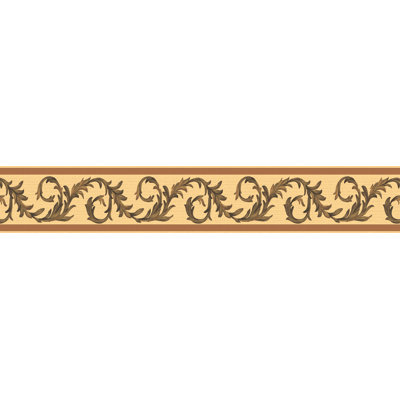 Jendri Peel & Stick Damask Border