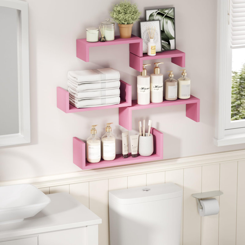 Floating Shelf, Pink