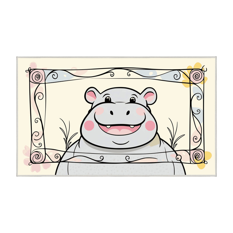 Tapis pour enfants East Urban Home, Rectangulaire 2 pi x 3 pi