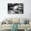 «Black and White Ocean Ships Under Dramatic Clouds», reproduction d'art sur toile tendue sur toile, ensemble de 1-401258235