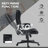 HOMCOM 6 Point Vibrating Massage Office Chair With Lumbar Heat Black