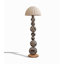 Luminaire de plancher empilé à motif zébré