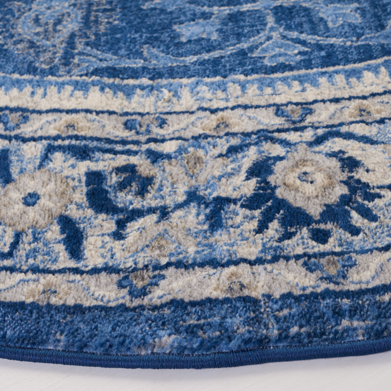 Brentwood Performance Oriental Rug, Round 6'7"
