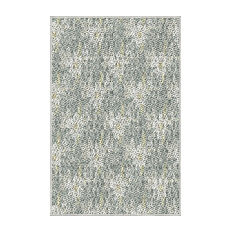 Tapis zone grise à motifs, Rectangle 2 pi x 3 pi