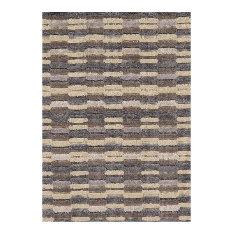 Nohan One-of-a-Kind Rectangle 8' X 10' Hand Knotted Area Rug