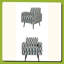 Fauteuil d'appoint avec pieds en bois massif-210737215