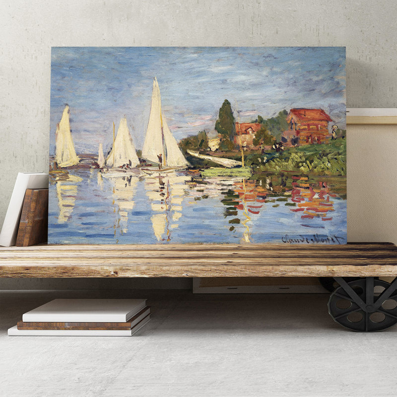 Claude Monet - Wrapped Canvas Painting, 50cm H x 76cm W