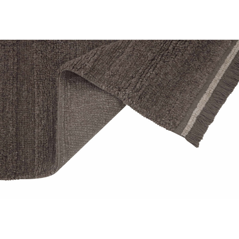 Sheep Of The World Hand Tufted Wool Area Rug in Sheep Brown, Rectangle 2'7" x 4'7"