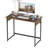 Sturdy Metal Frame Writing Desk, Compact Minimalist Computer Desk for Home Office & Bedroom-574003023-574003022