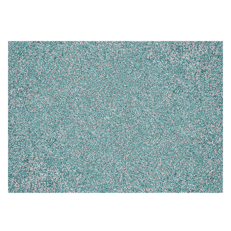 Napperon Sparkles Home Décoration de table 18 x 13 pouces antidérapante, Turquoise
