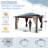 Aluminum Patio Gazebo with Curtains and Netting-88598373