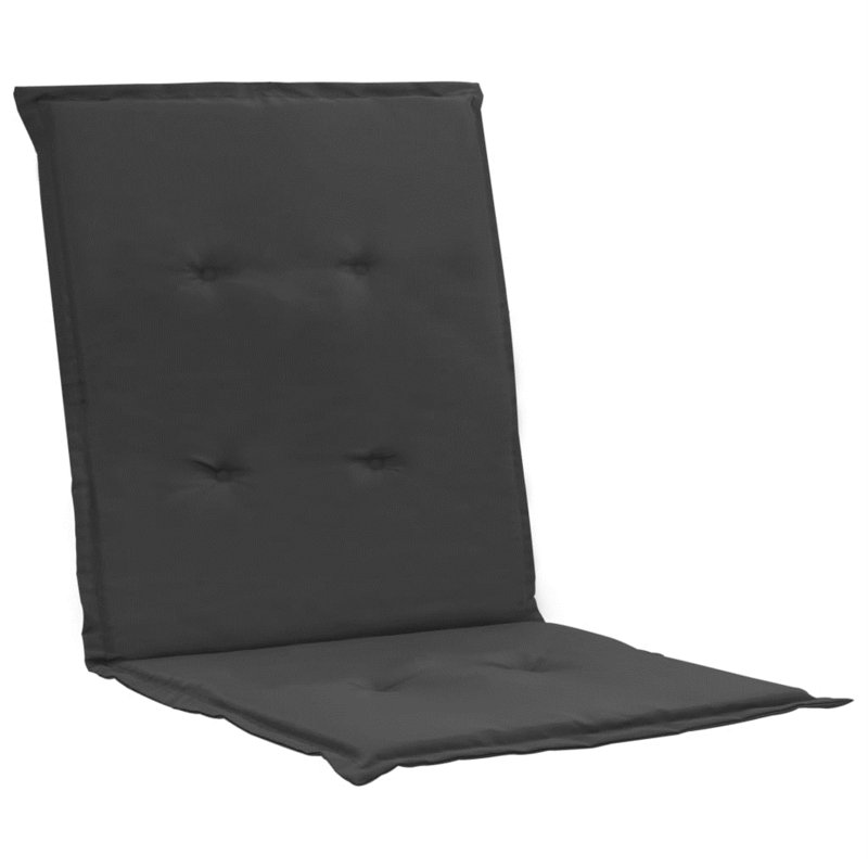 Outdoor Seat / Back Cushion, Black, 39.4" H x 19.7" W x 1.2" D