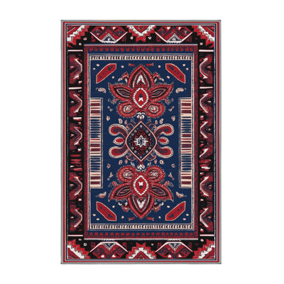  Tapis cachemire lavable à motif cachemire
