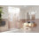 60" W x 78" H Pivot Frameless Shower Door