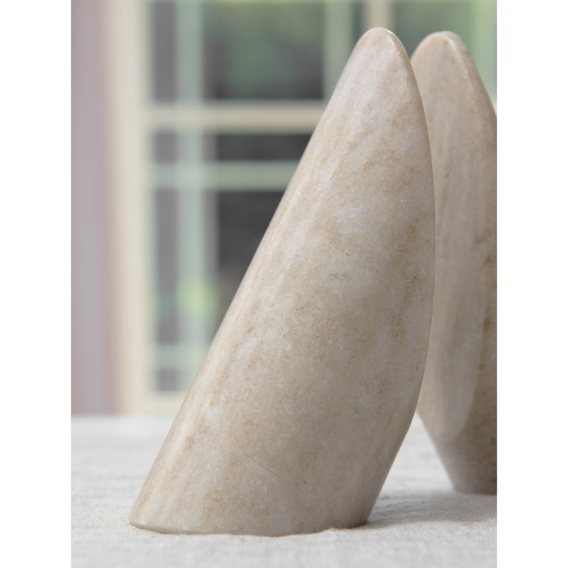 Serre-livres cylindriques, Beige