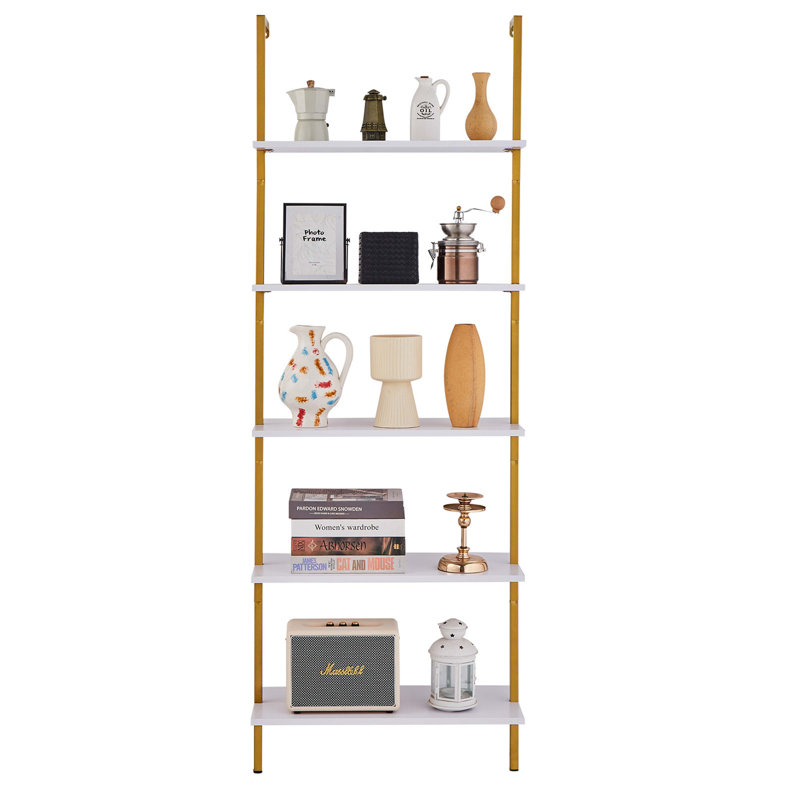 Tablette murale industrielle à 5 niveaux 24x11,8 po, (5 Shelves) 6.5"H x 27.36"W x 13.58"D