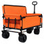 Chariot pliable convertible 3-en-1 avec banquette et rangement - Chariot utilitaire robuste de 500 lb, roues tout-terrain d'une capacité de 180 L pour le camping, la plage, les sports et le jardin-114229156