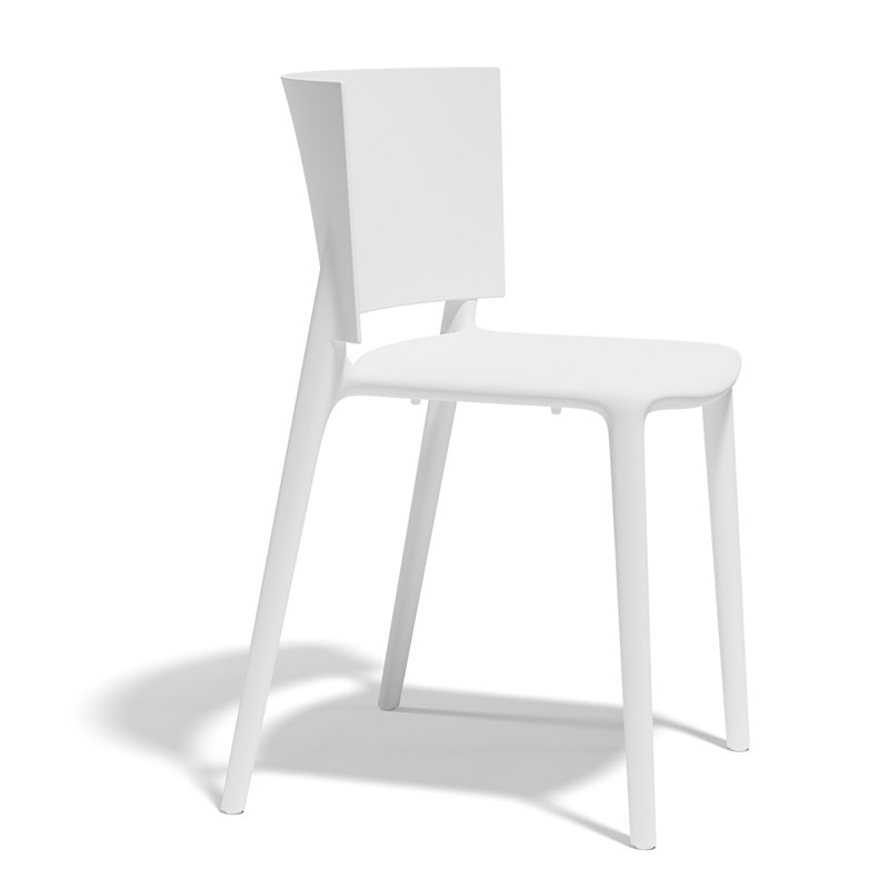 AFRICA Side Chair (Indoor/Outdoor), White