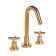 Cigno Widespread Bathroom Faucet with Drain Assembly