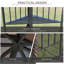 10 pi. L 9 pi. D Pavillon de jardin en acier