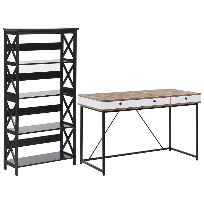 Spielman 2 Piece Writing Desk Office Set