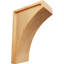 Support en bois / corbeau H 8 po x l 3 po x P 5,5 po-91262625