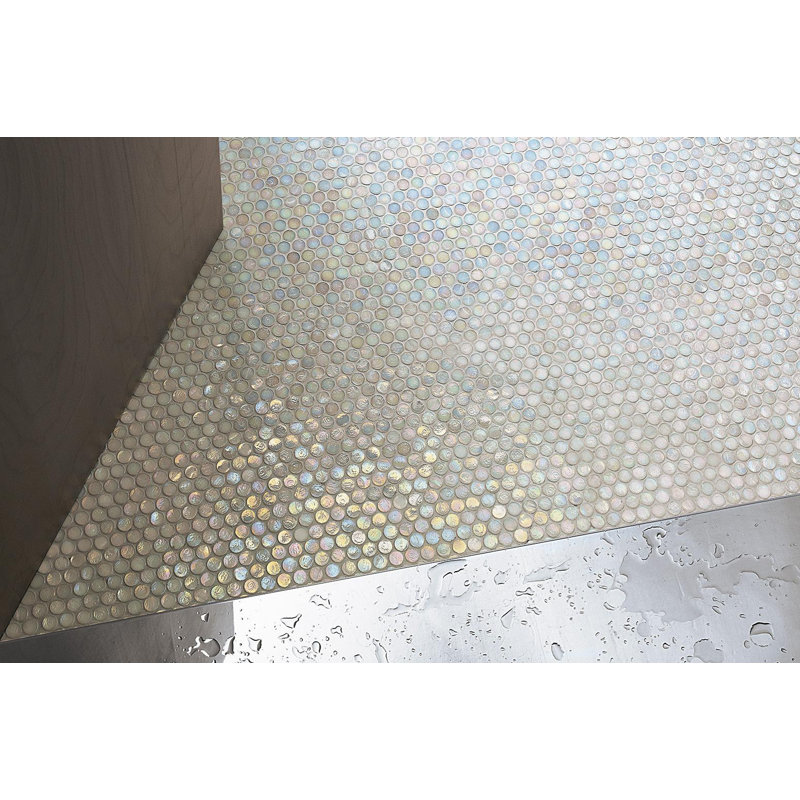 Cotton 6/8" Barrels Glass Mosaic