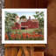 «Summer Days» par Billy Jacobs - Reproduction d'art sur papier encadrée-1492594384-1492594385