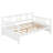 Full Size Wood Daybed Frame, Sofa Day Bed With Wooden Slats Support For Bedroom Living Guest Room, No Box Spring Needed-1455775799