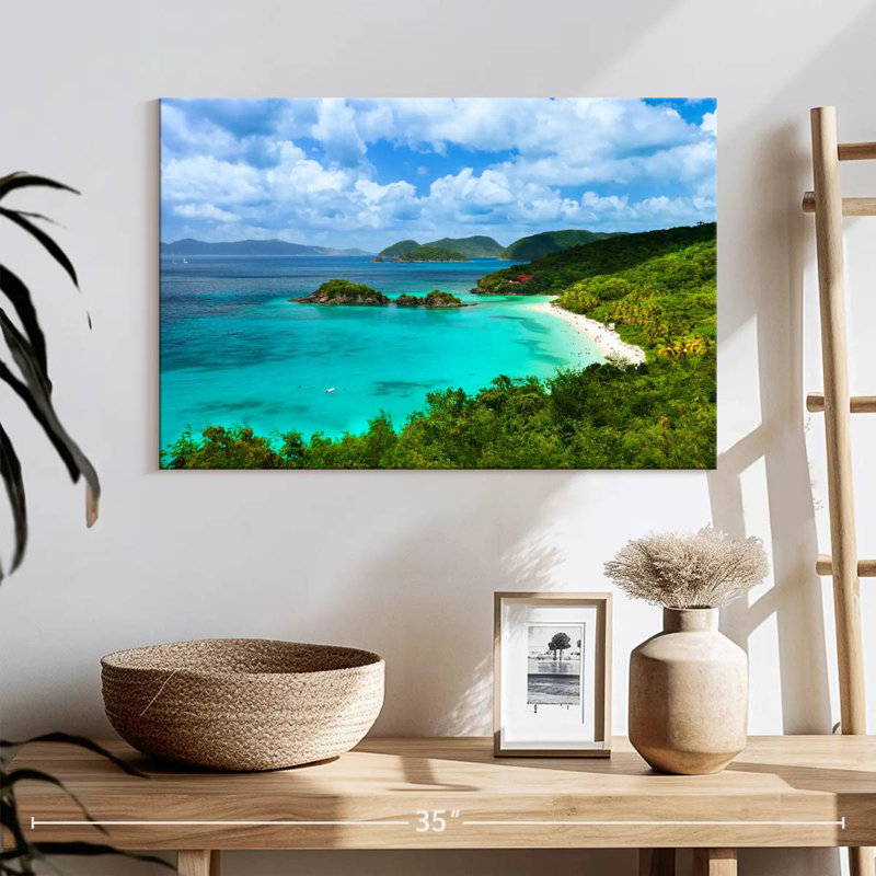 Carré des Caraïbes, baie Gillard, H 16 po x l 24 po