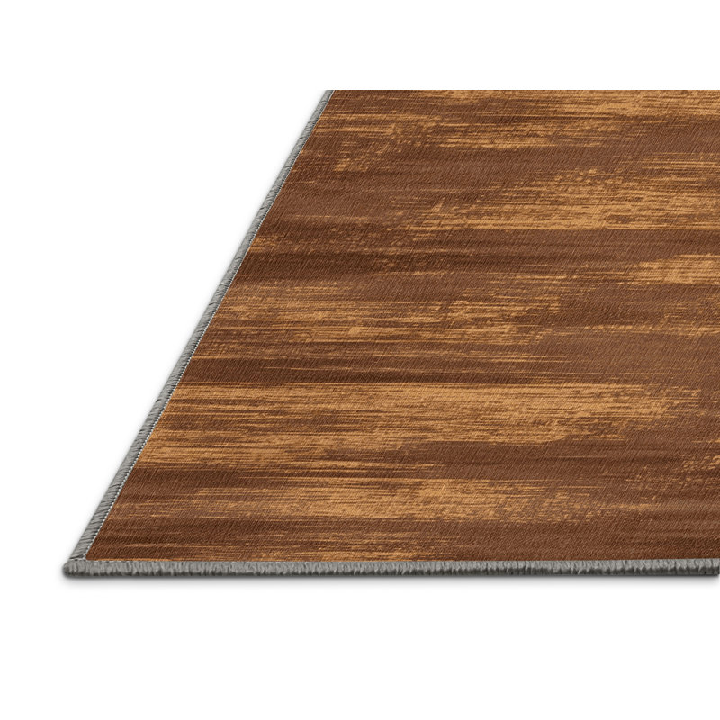 Tapis abstrait lavable à la machine, Rectangle 7 pi x 9 pi