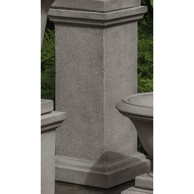 Wolcott Weather Resistant Concrete Abstract Pedestal