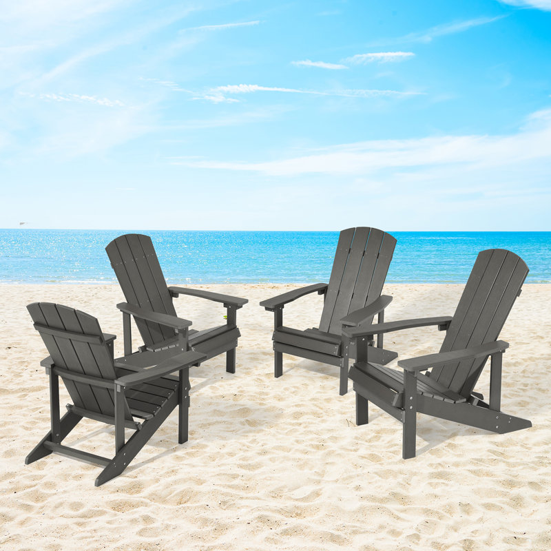 Chaise Adirondack pour l'extérieur Armenio, Anthracite