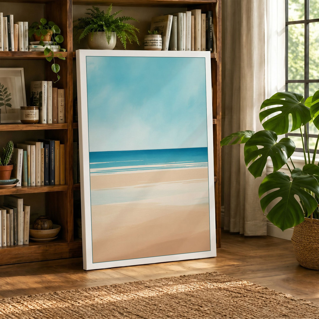 Quiet Shore Coastal - Wrapped Canvas