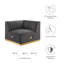 Fauteuil d'angle gauche en velours Conjure Channel-83556800