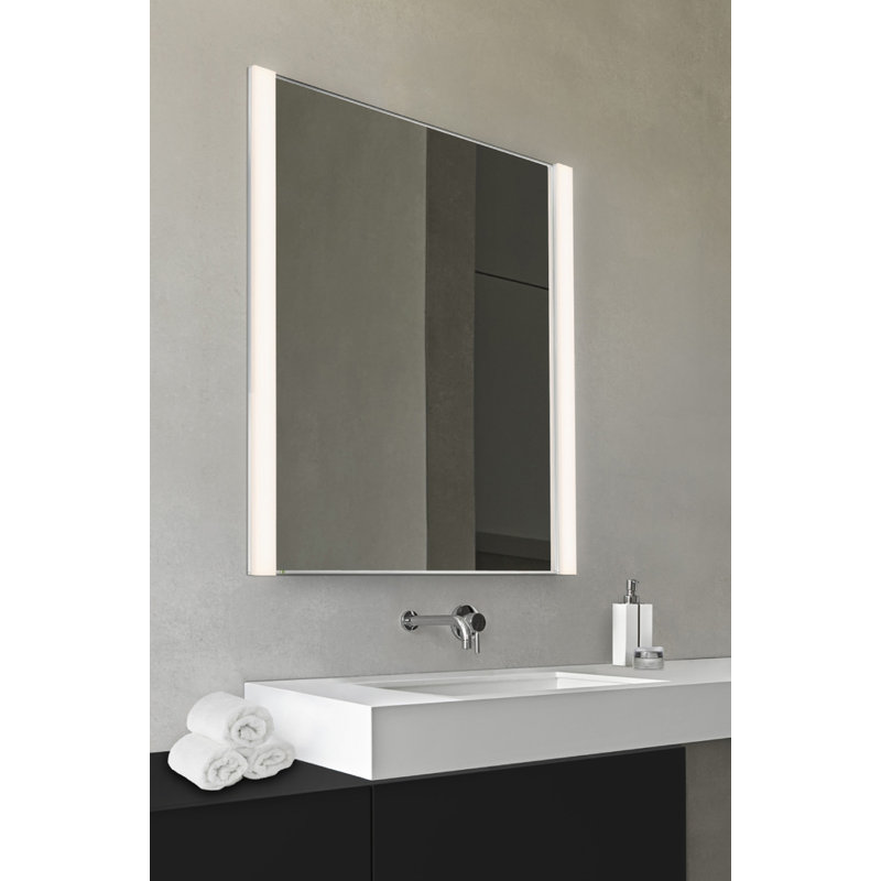 Barre d'éclairage de salle de bain 2 lumières DEL verticales, H 36,25 po x l 27 po x P 1,75 po