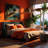 Bowdoin Modern Linen Upholstered Wingback Platform Bed with Wooden Slats-47617073-47617079