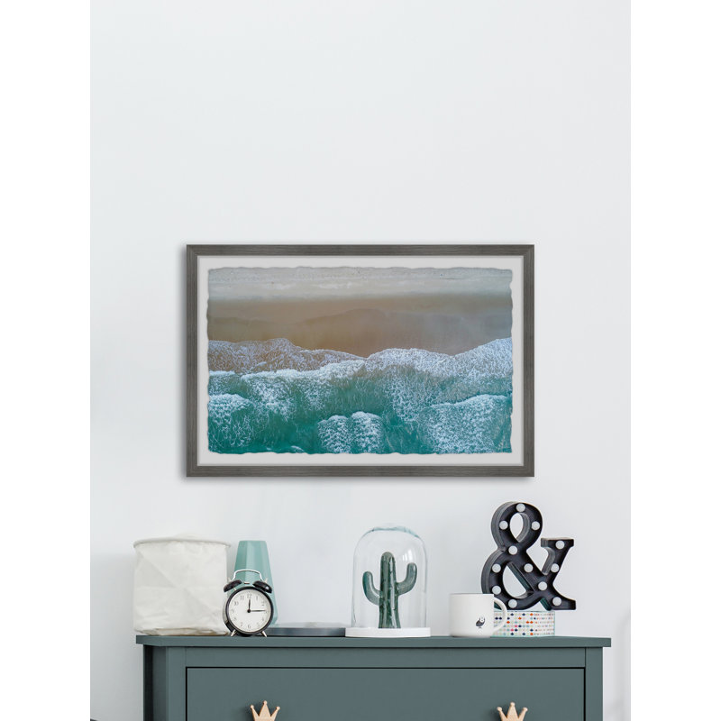Tidal Race - Single Picture Frame Painting, 61 cm H x 91 cm W x 3.81 cm D