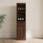 Armoire à vin modulaire avec tablettes de rangement et huche pour l'organisation élégante de la salle à manger-799229155