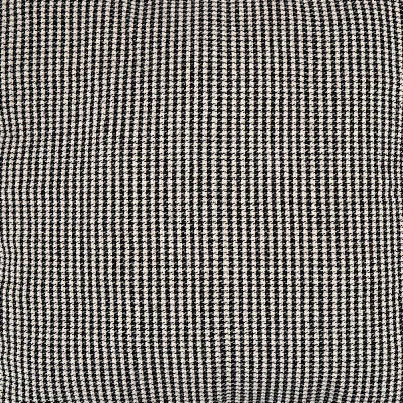 Coussin Houndstooth, Pied-de-poule noir