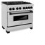 ZLINE Autograph 36" Legacy Dual Fuel Range w/ 6 Burners-628627212