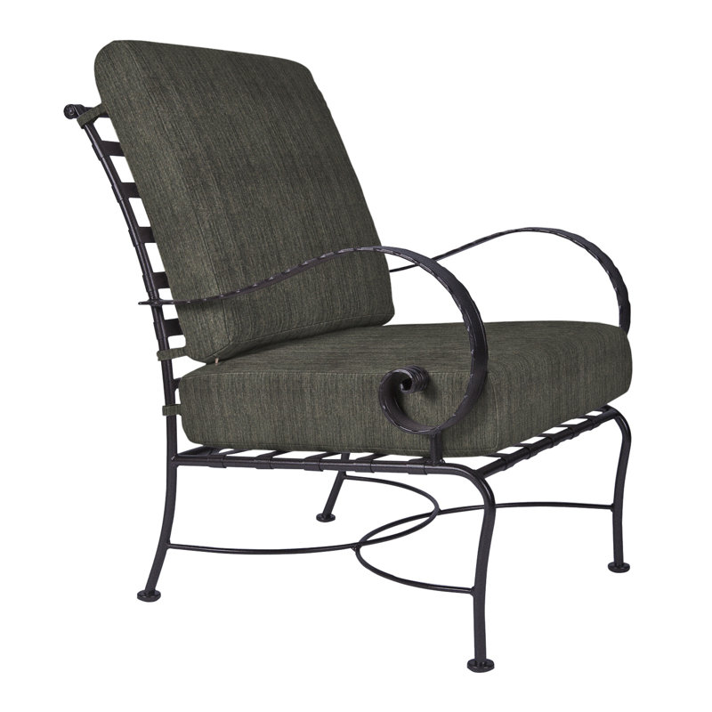 Classico Outdoor Lounge Chair, Graphite, Adena Shale