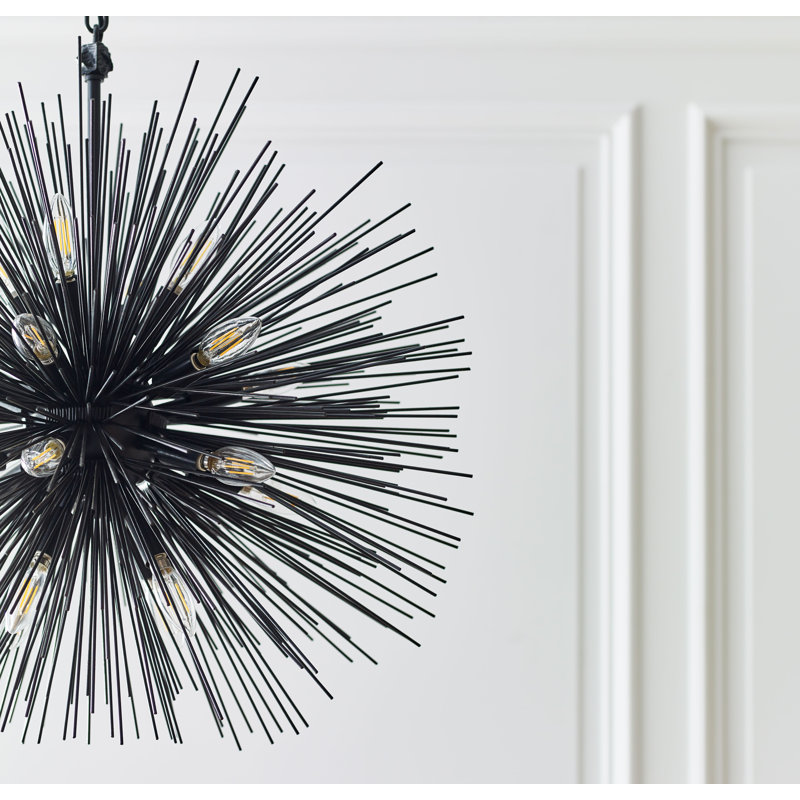 Kelly Wearstler Strada Round Chandelier, Aged Iron, 28.25" H x 28" W x 28" D