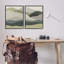 "Modern Green Mountains" par Lil 'Rue 2 - Pièces sur toile-1975619605-1976429985