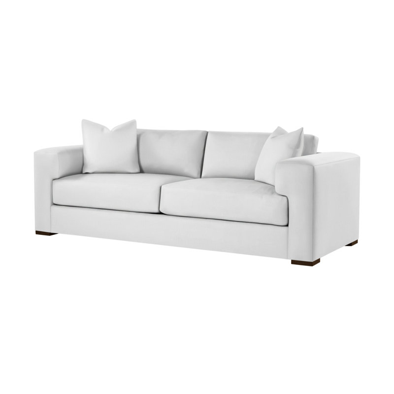 Gabrielle Sofa, Page Snow (Performance fabric) 1355-91, Expresso
