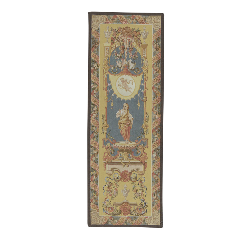 Hand-Knotted High-Quality Blue and Green Area Rug